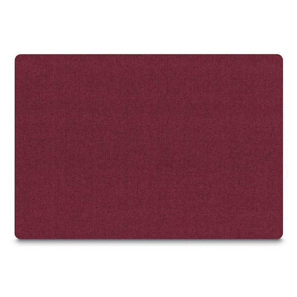 United Visual Products Corkboard, Fabric, 3 Door, Satin/Cld, 72x36" UV306-SATIN-CLOUD - main